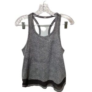 Lululemon Athletica Black White Print w/Mesh Size 4‎